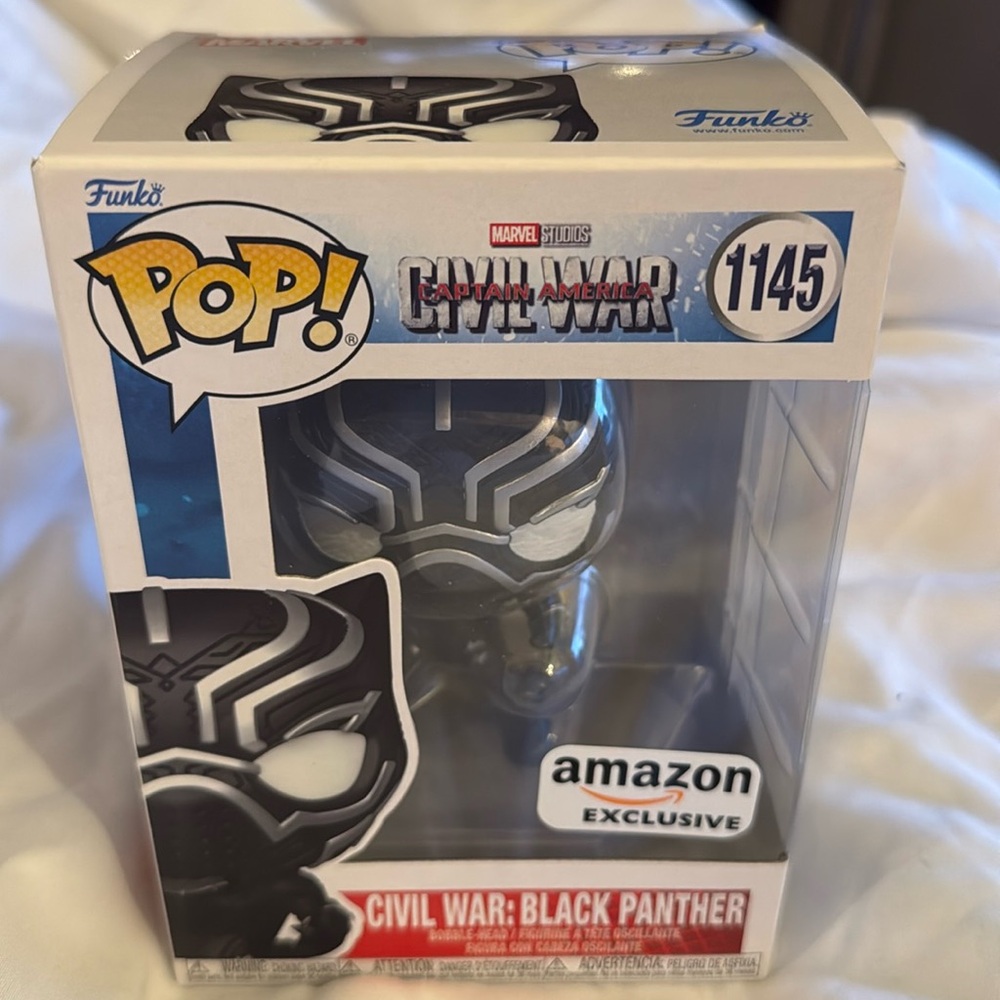 ⚡️BNIB Funko Pop! #1145 Marvel Black Panther Civil War Figurine Amazon Exclusive